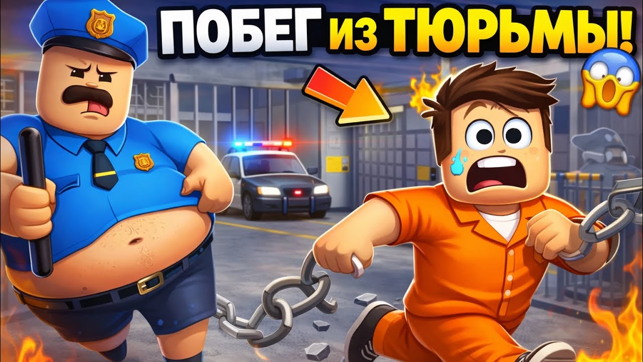 СМОГУ ЛИ Я СБЕЖАТЬ🫣ИЗ ТЮРЬМЫ В ROBLOX? ПОБЕГ ИЗ ТЮРЬМЫ В Roblox! СМОГУ ЛИ Я ВЫЖИТЬ?😶‍🌫️