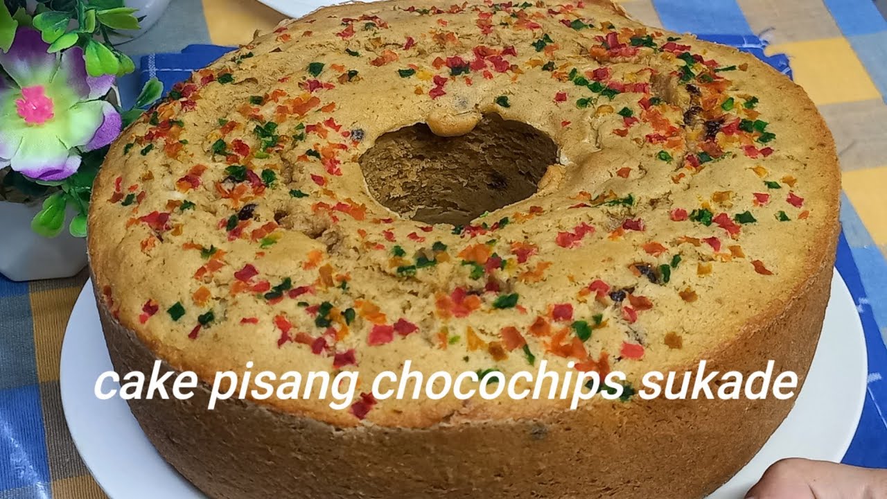 CAKE PISANG CHOCOCHIPS SUKADE, ANGGOTA KELUARGA BEREBUT INGIN CICIPI 