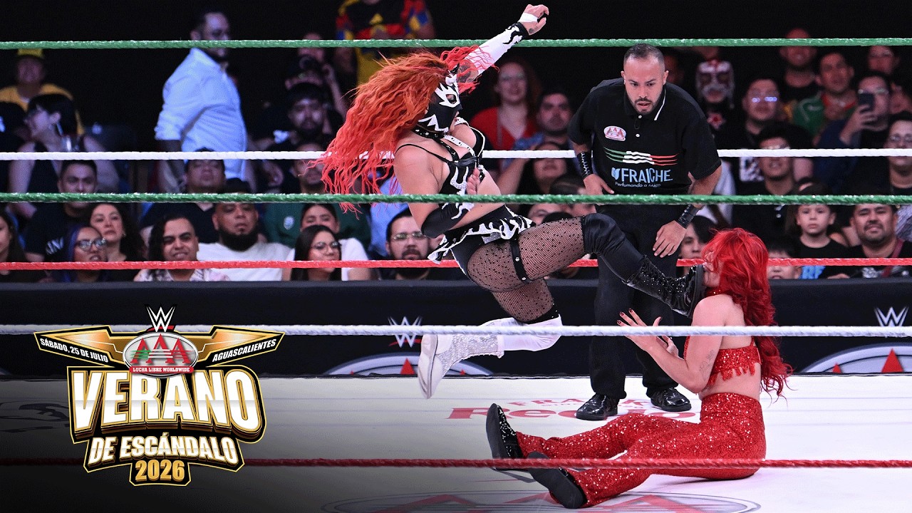 Lady Flammer против La Catalina против Lady Shani | Reina de Reinas: лучшие моменты AAA Verano de...