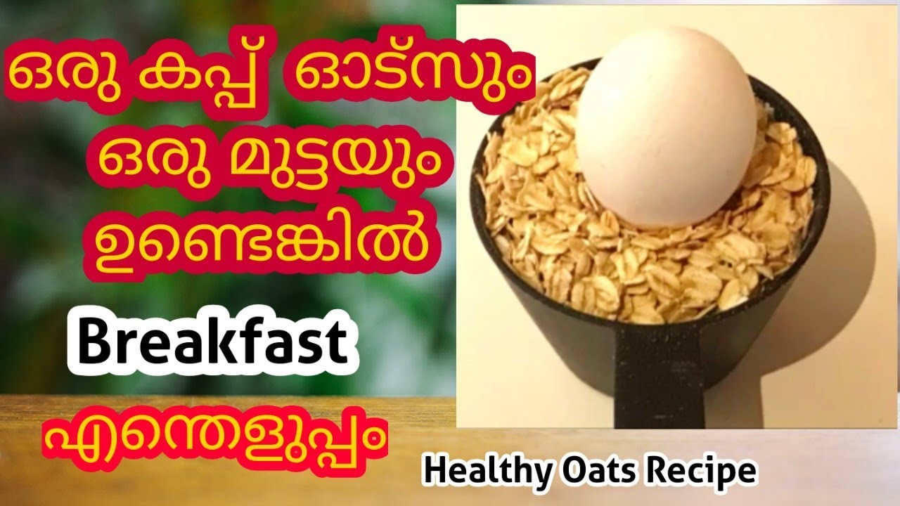 ഒരു കപ്പ് ഓട്സും ഒരു മുട്ടയും ഉണ്ടെങ്കിൽ Breakfast എന്തെളുപ്പം || Healthy Oats Recipe - 240
