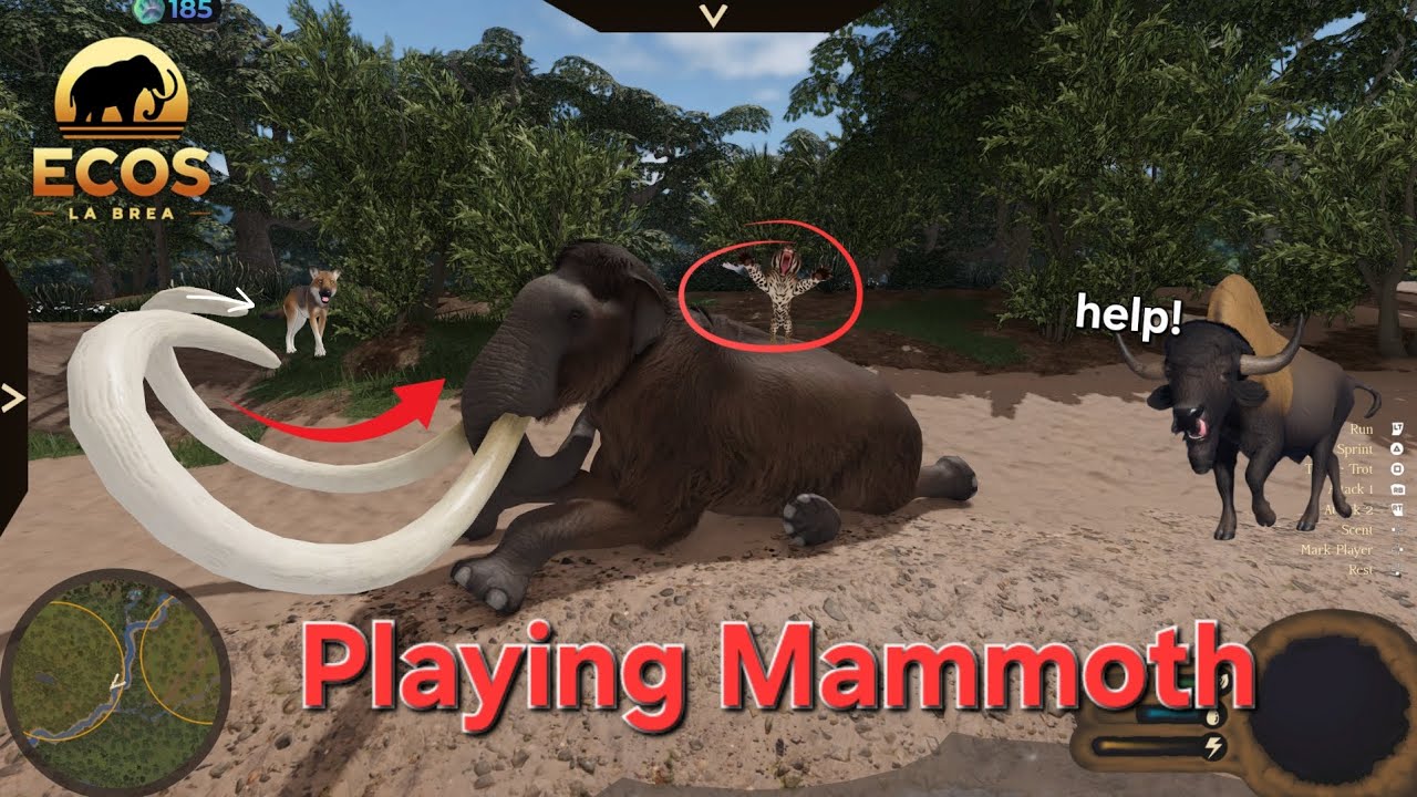   Playing Columbian Mammoth | Ecos - La Brea   