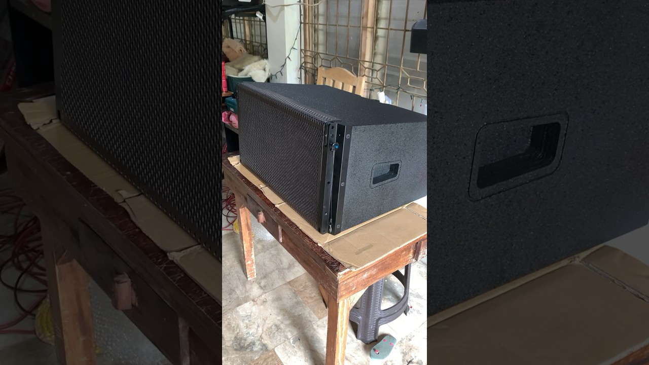 Line Array Speaker box | Textured #speaker #linearray #sound  #CNC #woodworking #pinoy #philippines
