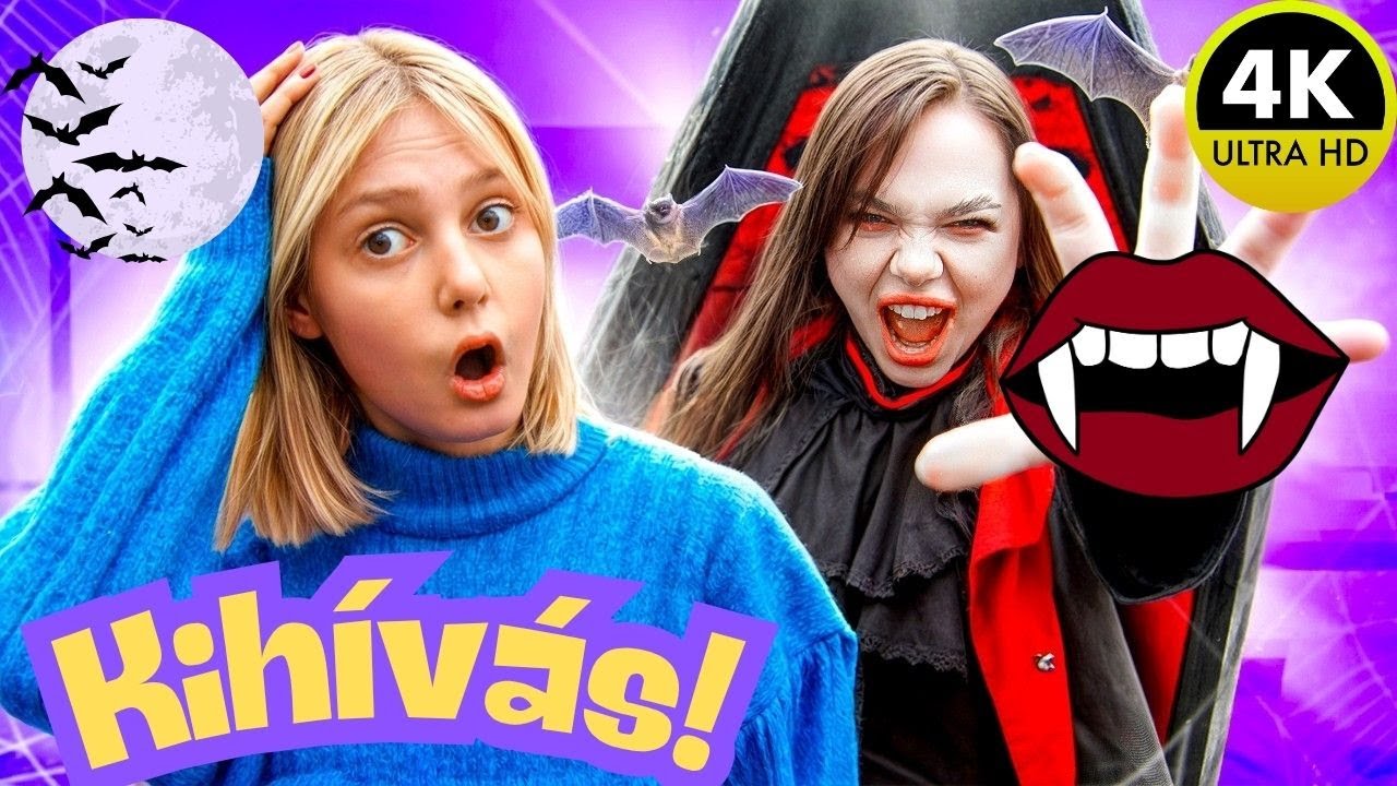 VÁMPÍRTANÁROM 🧛‍♀️ DOMÁN a való életben! Igazi kihívások vámpírokkal