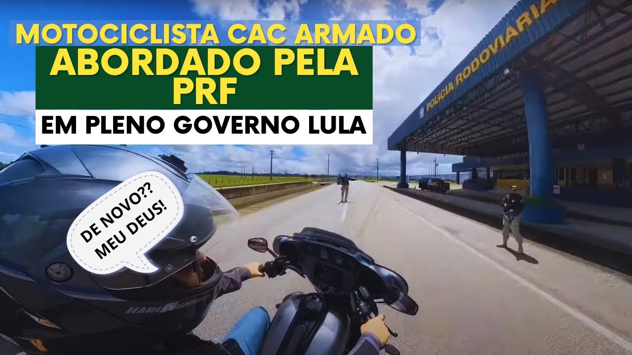 Advogado CAC abordado pela PRF armado