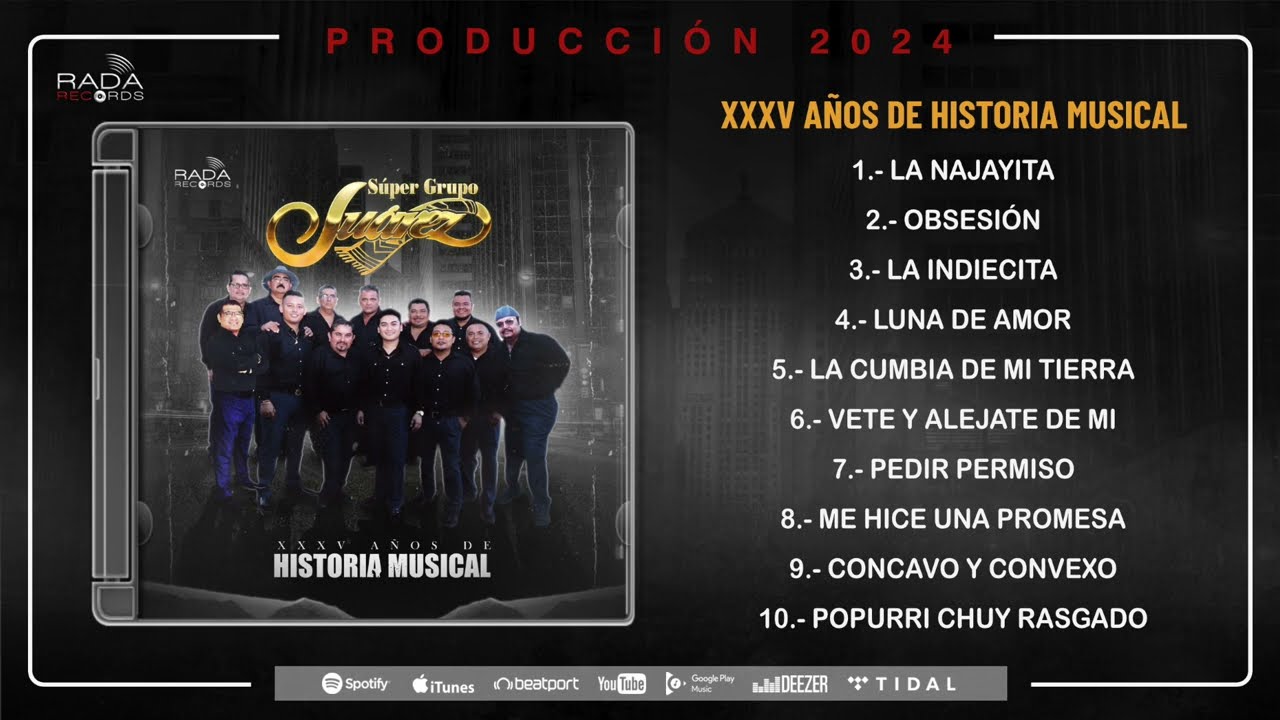 SUPER GRUPO JUAREZ - XXXV AÑOS DE HISTORIA MUSICAL - ALBUM COMPLETO 2024