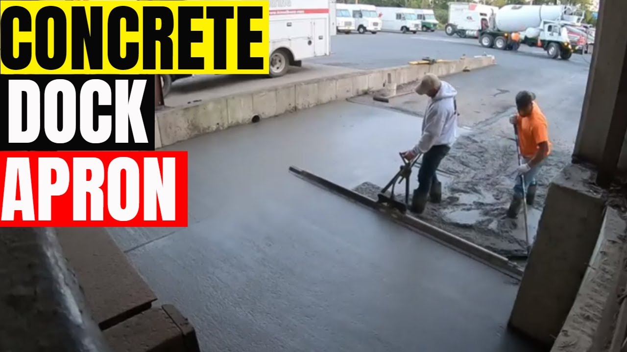 Асфальт против бетона. Погрузочная платформа.