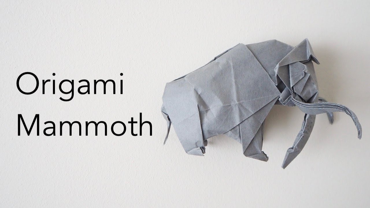 Origami Mammoth Tutorial - Designed by Artur Biernacki