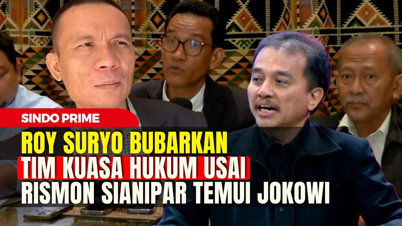 Heboh! Roy Suryo Bubarkan Tim Kuasa Hukum Usai Rismon Sianipar Temui Jokowi | Sindo Prime | PART 4
