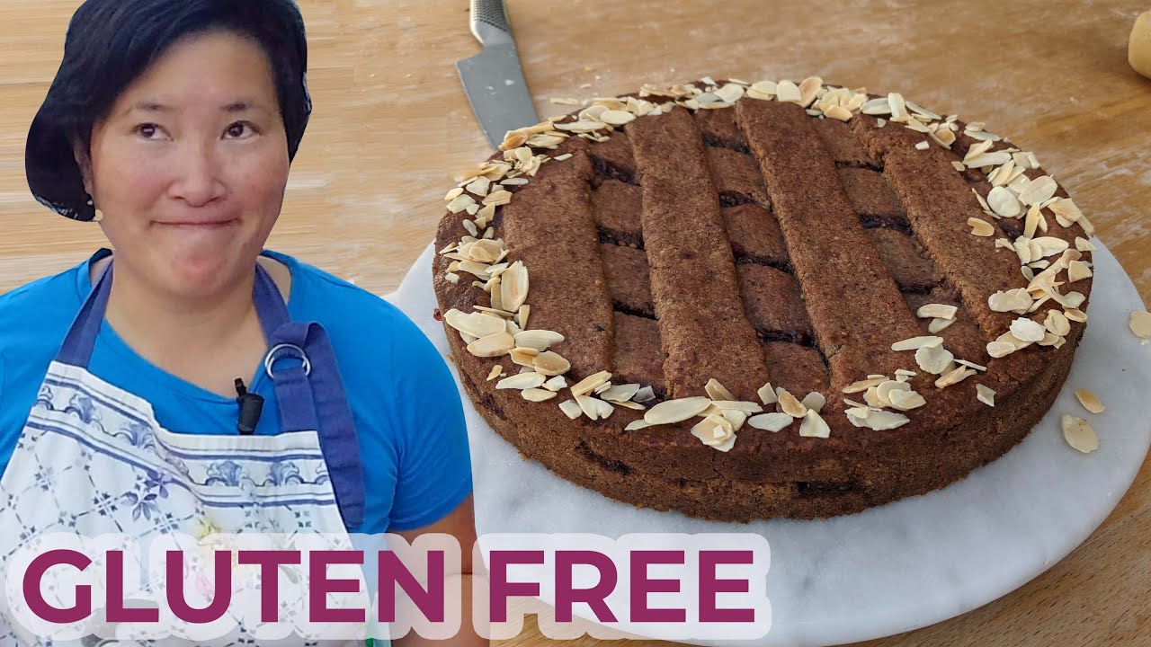 Linzer Torte ( Vegan and GLluten-Free ) Christmas Recipe 🎄🏡🥧👩‍🍳