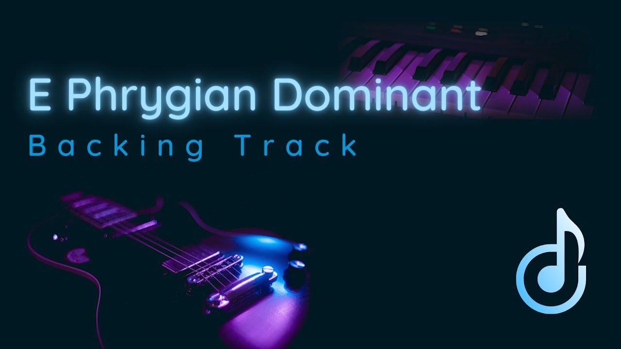 Exotic phrygian dominant backing track
