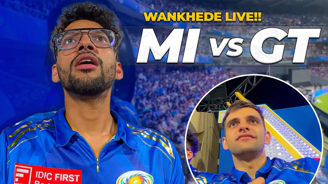 Mumbai Indians vs Gujarat Titans | Almost went to SUPER OVER | Vlog 99