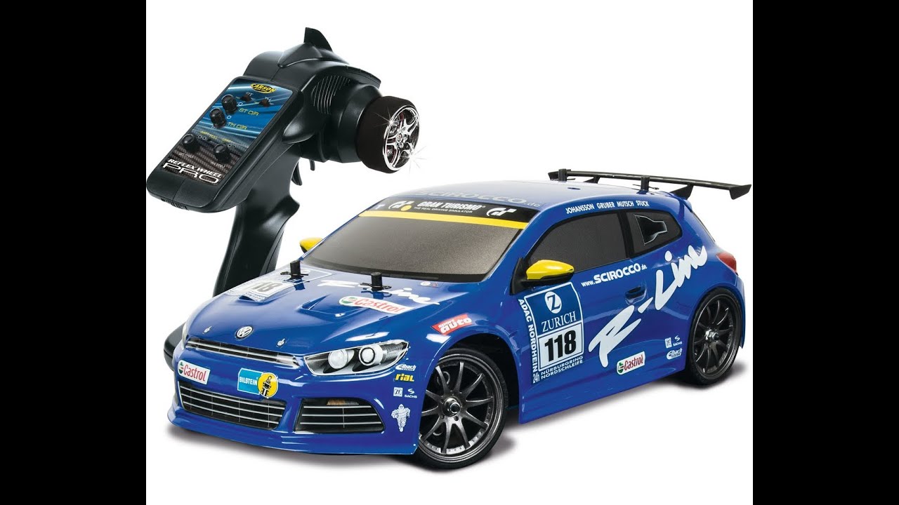 CARSON VW SCIROCCO CV-10 2,4 GHZ RTR 1/10 GP 2,5CCM MOTOR Unboxing