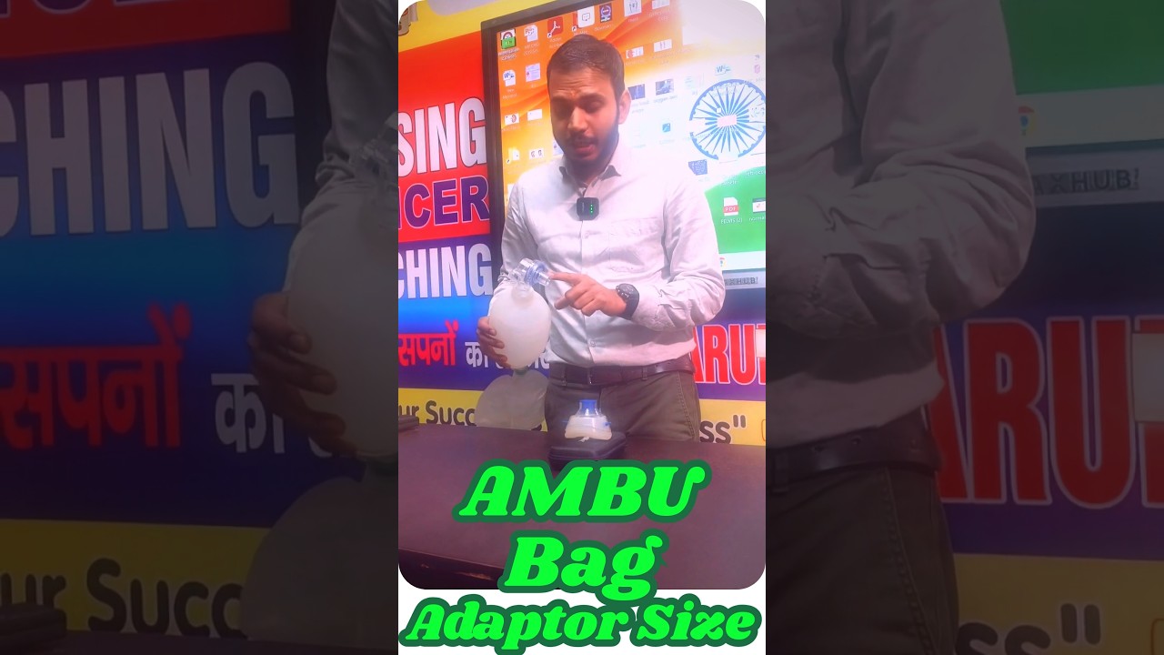 AMBU Bag Adapter // AMBU BAG Mask Ventilation
