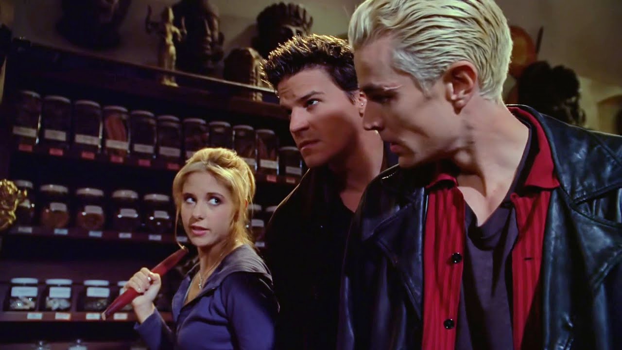 AllSpuffyScenes 3x08 Buffy & Spike & Angel vs Vampires