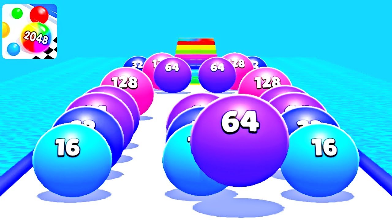 Ball Run 2048 Merge Race Run 3D ! All Levels Gameplay (66-73) android, ios