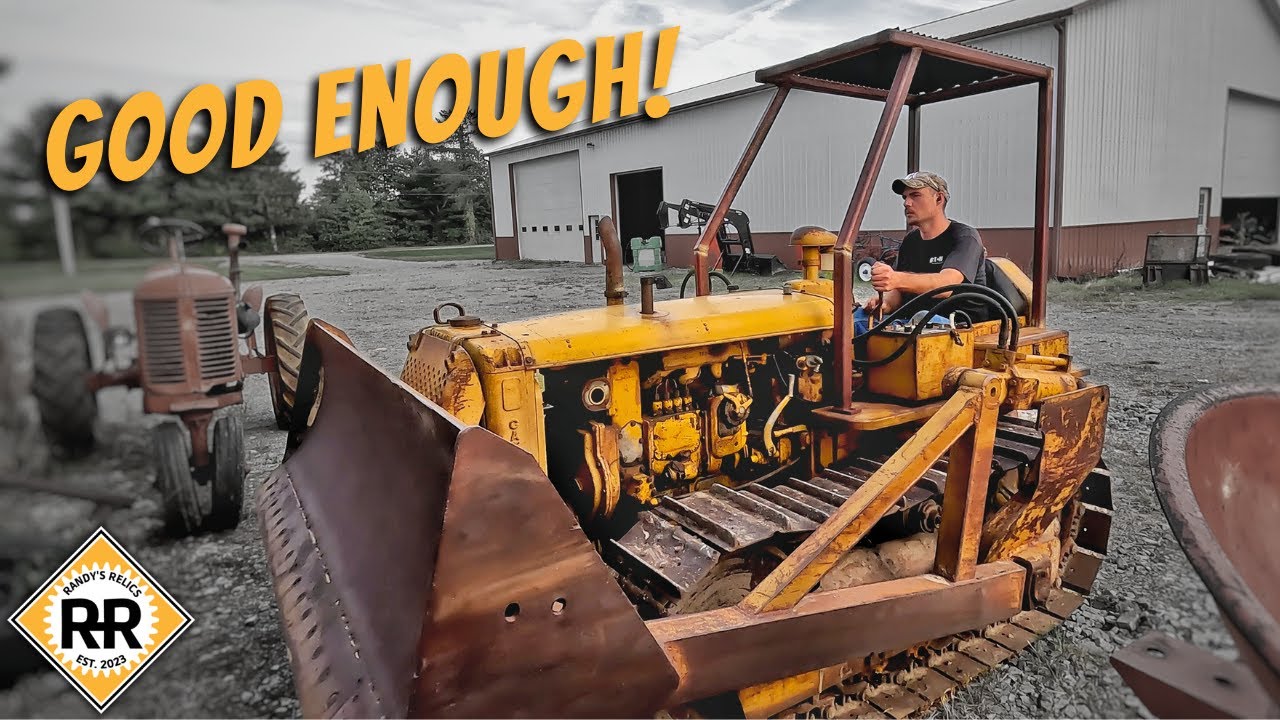 Подготовка Caterpillar D2 1952 года к первому показу