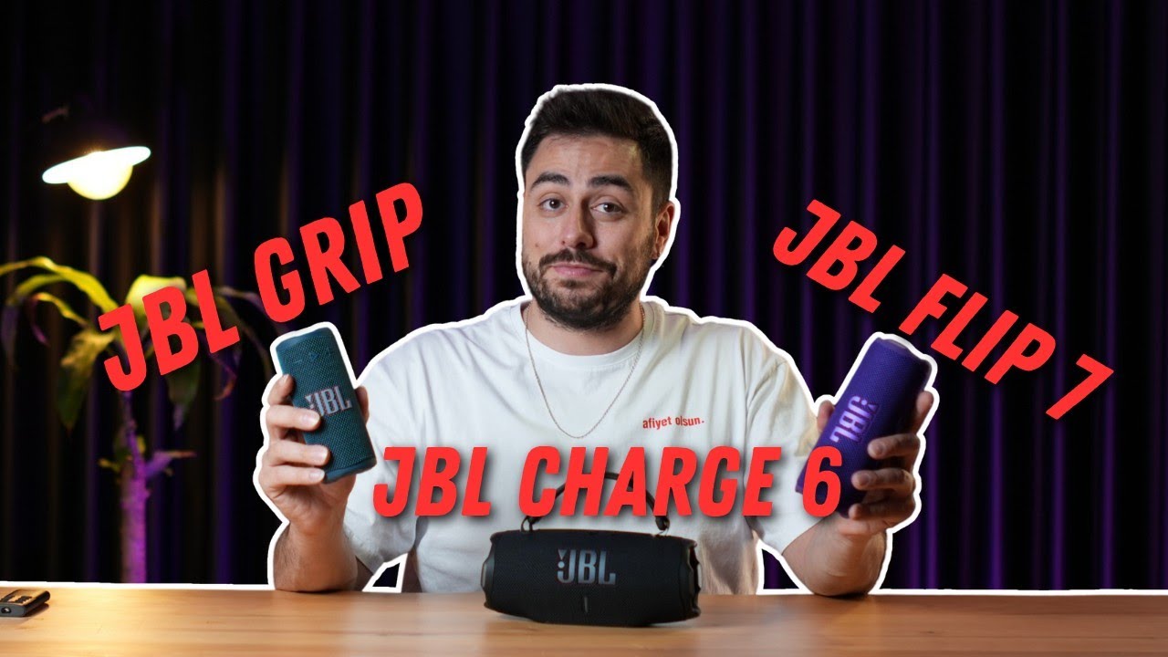 EN YENİ JBL BLUETOOTH HOPARL&Ouml;RLERİ ALDIM! JBL GRIP, FLIP 7, CHARGE 6 İNCELEME!
