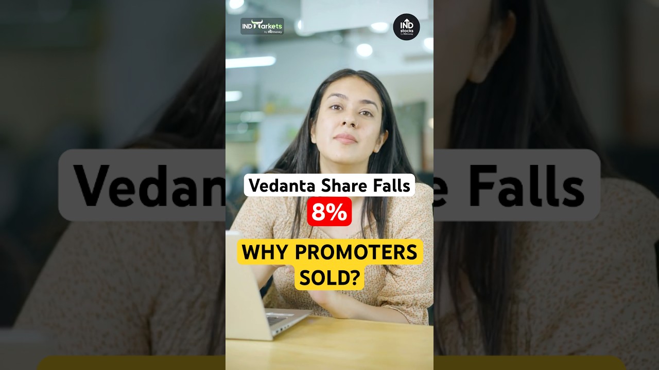 Vedanta Shares Crash 8% After Block Deal | Should Investors Worry About Promoter Selling?