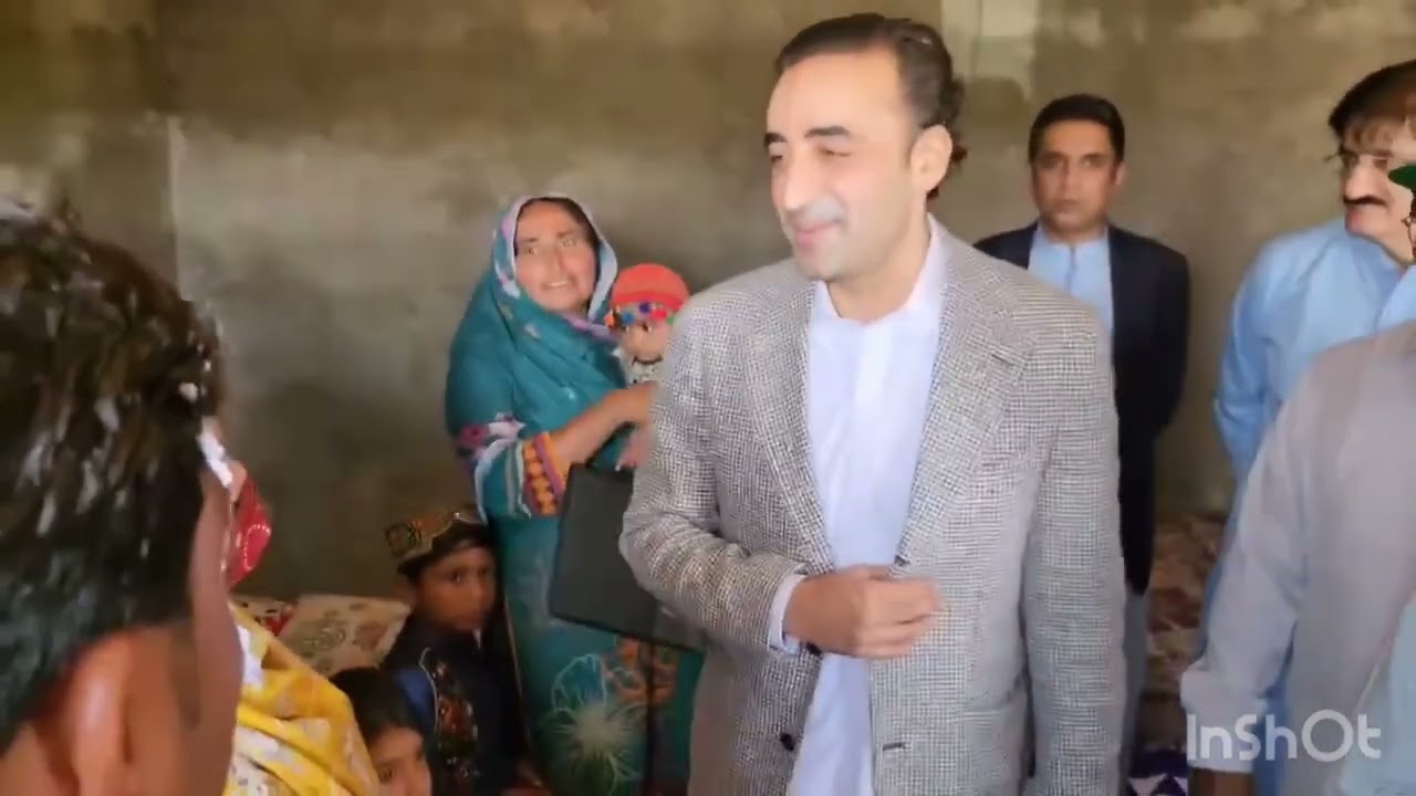 BILAWAL Bhutto reached poor village #ppp #pakistan #video #bhutto