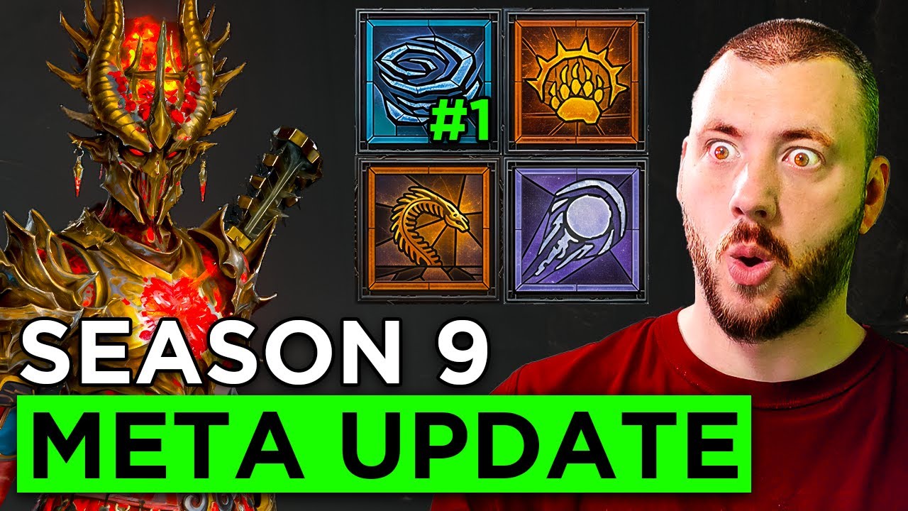New & Buffed Top Builds in Season 9 Diablo 4!