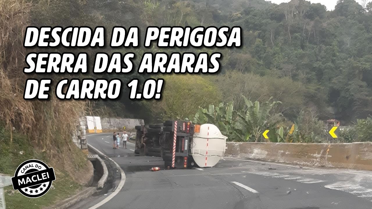 DESCIDA DA PERIGOSA SERRA DAS ARARAS DE CARRO NO SENTIDO RIO DE JANEIRO!