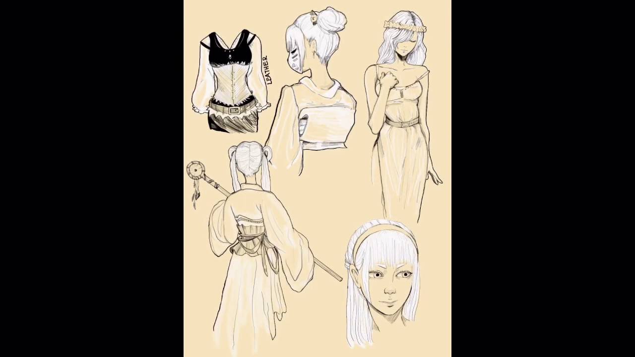 Speedpaint: Pathfinder Character Sketch Sheet