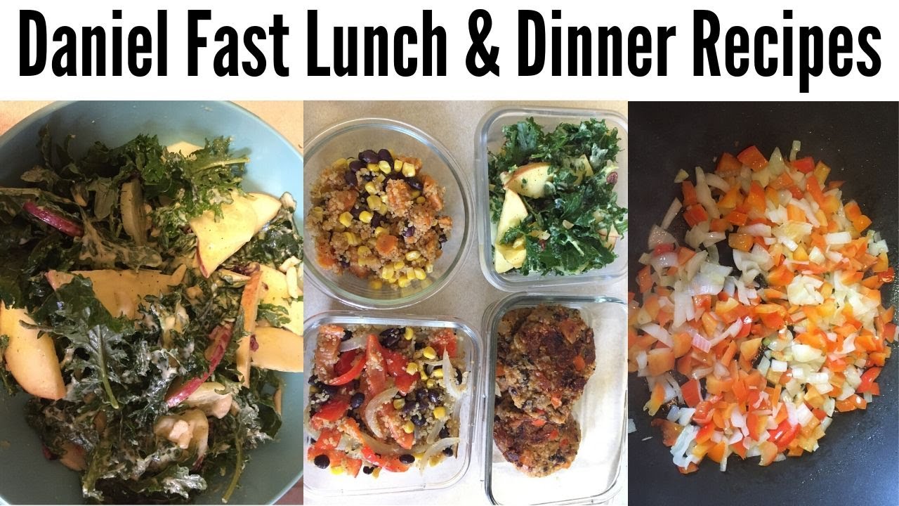 Daniel Fast Meal Ideas for Lunch and Dinner