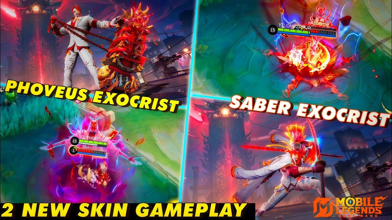 GAMEPLAY 2 NEW SKIN | PHOVEUS RUBY SABER EXOCRIST 