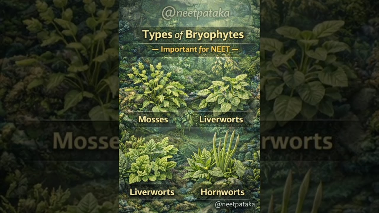 Bryophyte 💥 ✅ IMPORTANT FOR NEET 