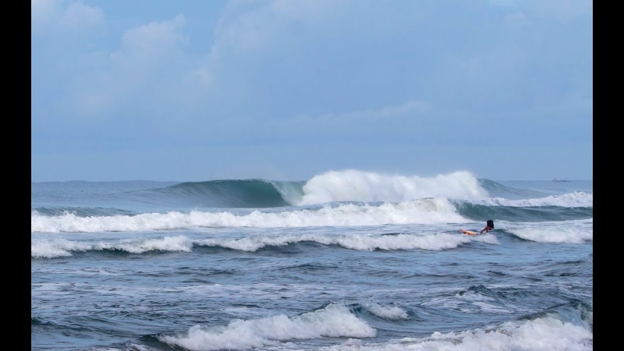 OFF SEASON HAS STARTED IN KRUI. Mandiri Beach on fire as usual for this time of year!