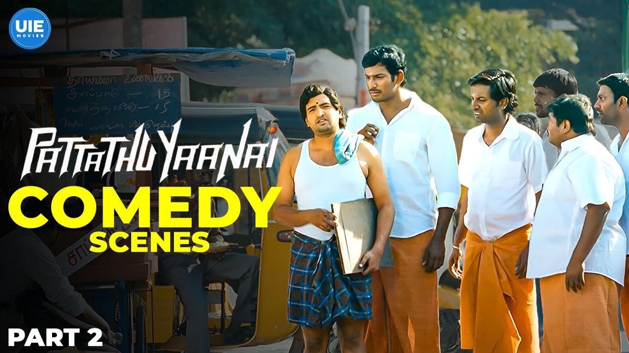 Pattathu Yaanai Comedy-2 | Santhanam tried to ruin Vishal’s day, but ruined his own instead!| Vishal