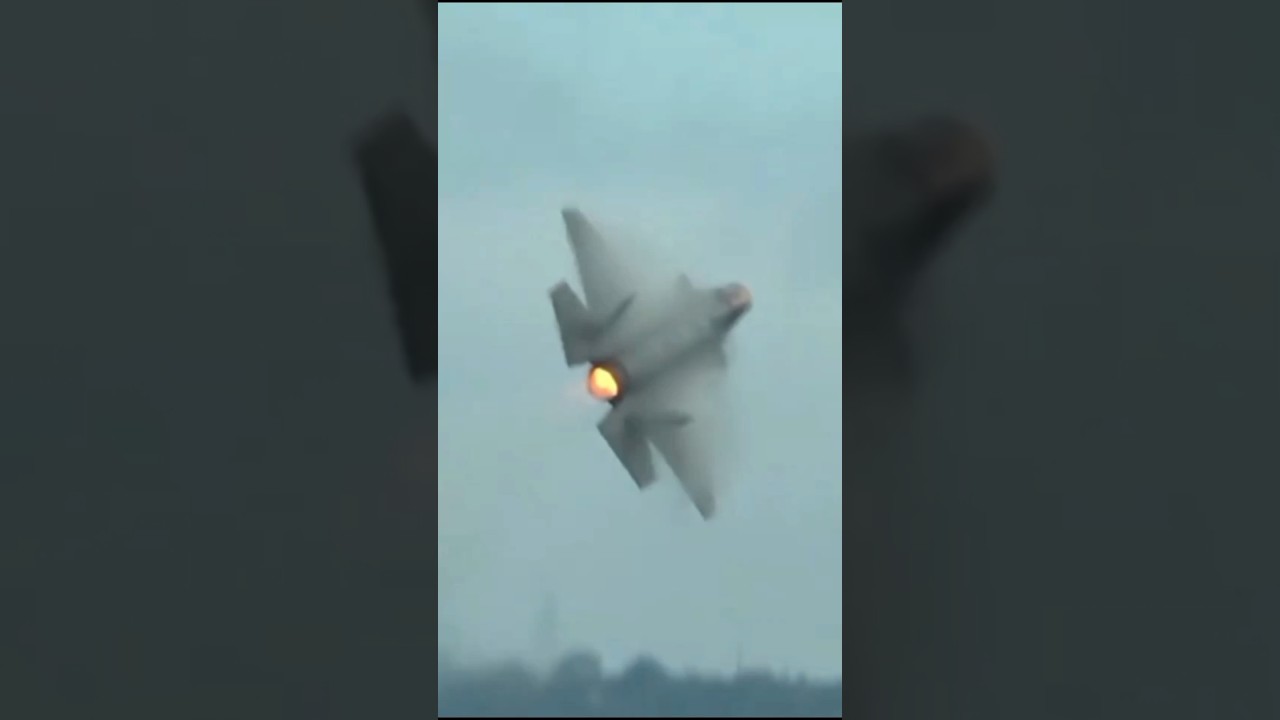 Extreme Maneuvers of the F-35 Lightning: Pilot Skills or Pure Genius? #military #aviation #airshow