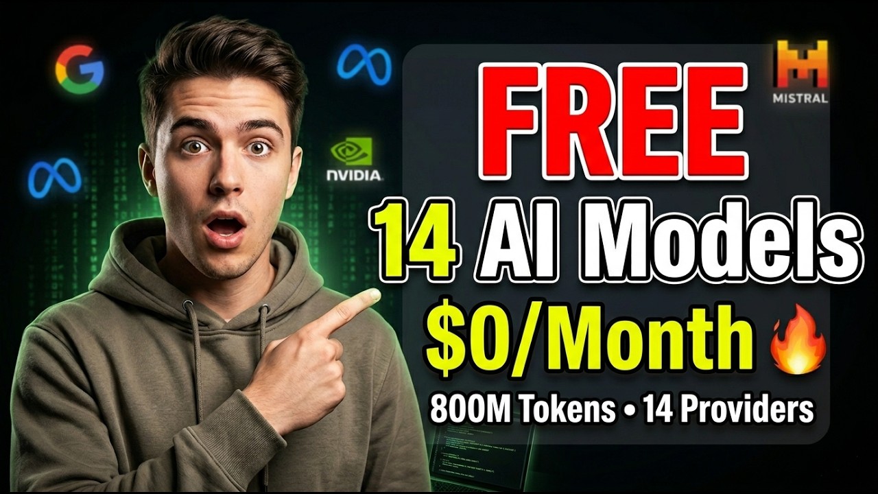I Cancelled Every AI Subscription and Set Up 14 Free AI Models on My PC | FreeLLMAPI Tutorial