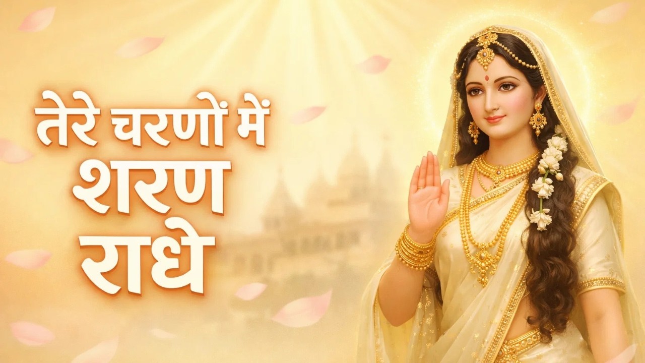 तेरे चरणों में शरण राधे | Radha Rani Bhajan | Peaceful Devotional Song