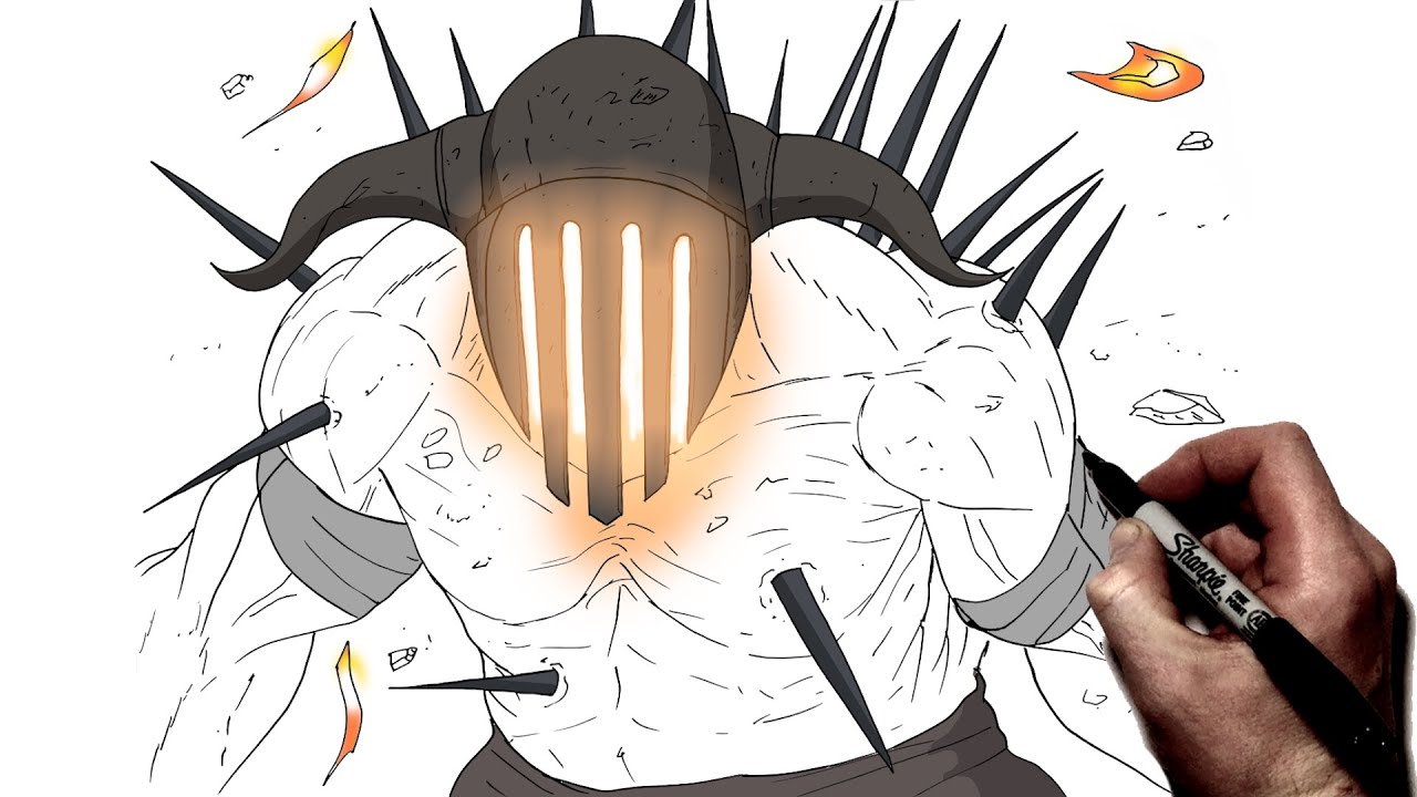 How To Draw Hades | Step By Step | God Of War