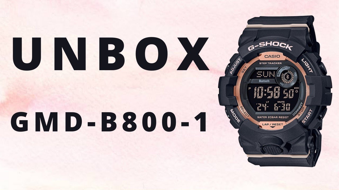 CASIO G-SHOCK FEMININO GMD-B800-1