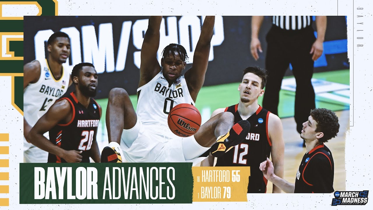 Baylor vs. Hartford - First Round NCAA tournament extended highlights