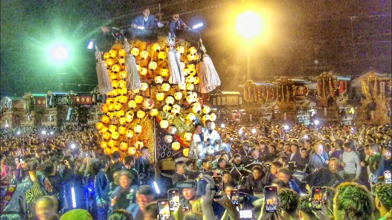 西条祭り2025 伊曽乃神社 御旅所 みこし 奉納 (中西·喜多濱·下喜多川·朔日市) 2025.10.16 愛媛県西条市