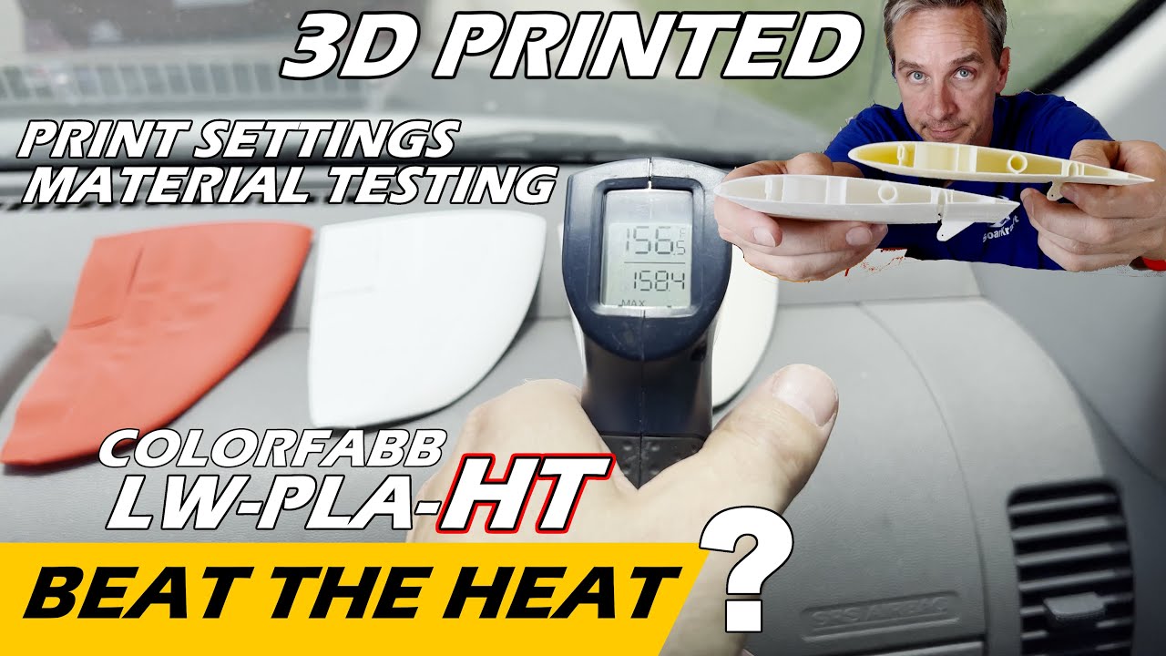 🔥Beat the Heat?🔥 - ColorFabb LW PLA HT - hi temp resistant material testing for SoarKraft airplanes