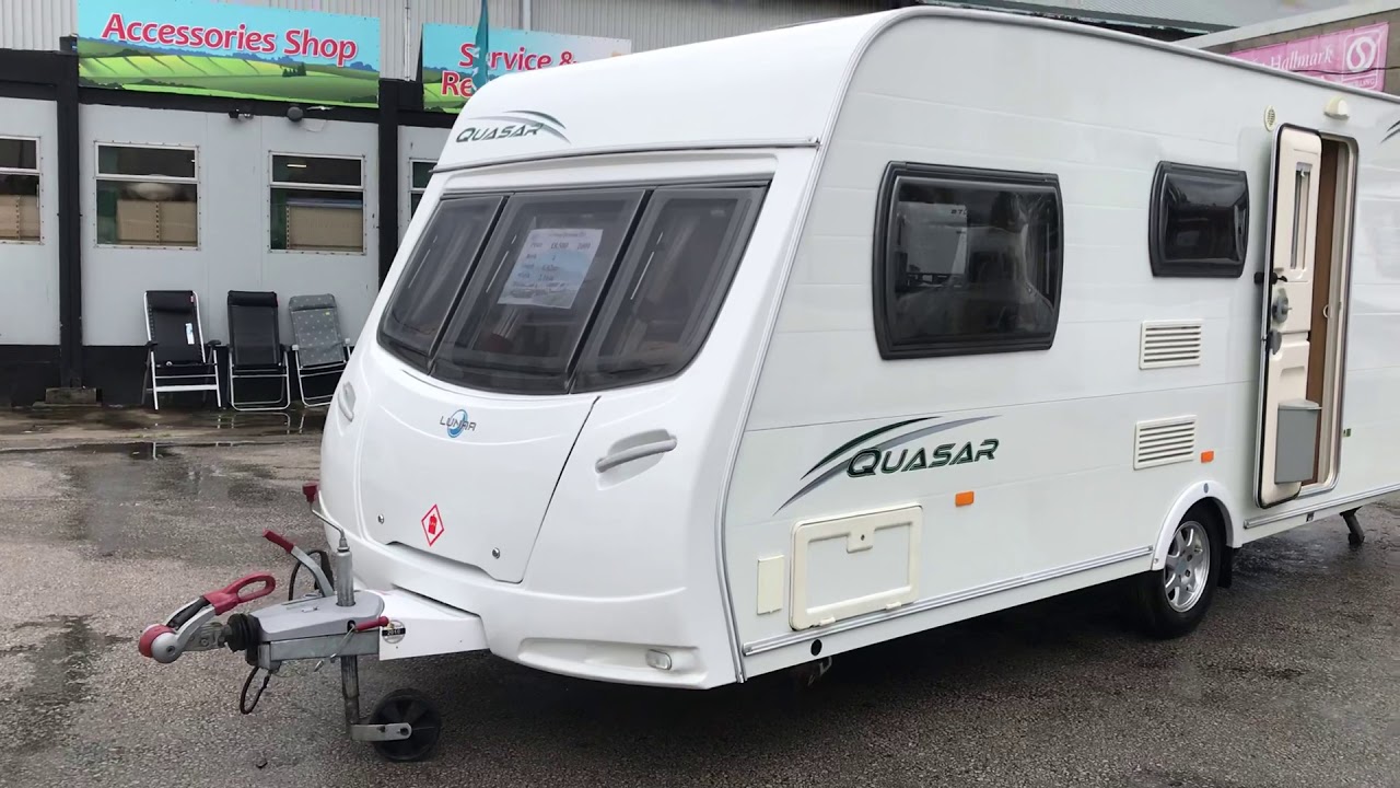 Lunar Quasar 524 2009  4 berth end washroom lightweight caravan for sale at North Western Caravans