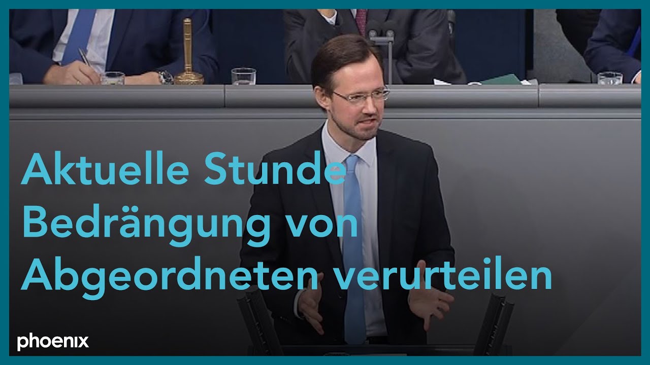 Bundestag: Aktuelle Stunde zu Bedrängung von Abgeordneten verurteilen am 20.11.20