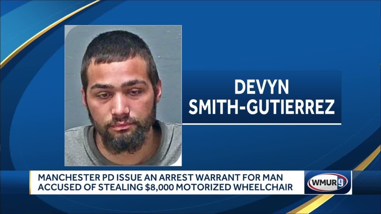 Manchester police issue arrest warrant for man accused of stealing $8,000 motorized wheelchair
