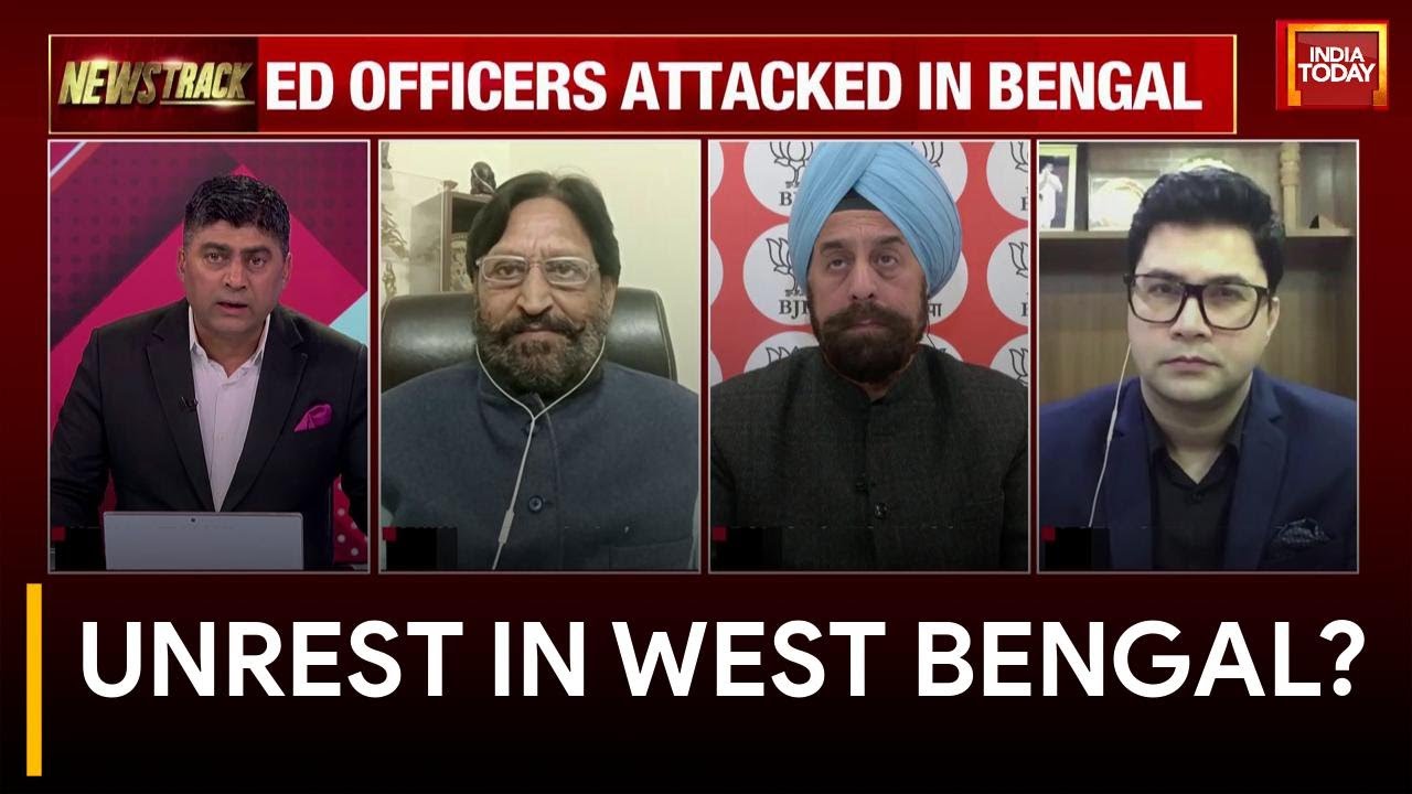 Alleged Breakdown Of Law And Order In Bengal: ED Team Attacked During Raids