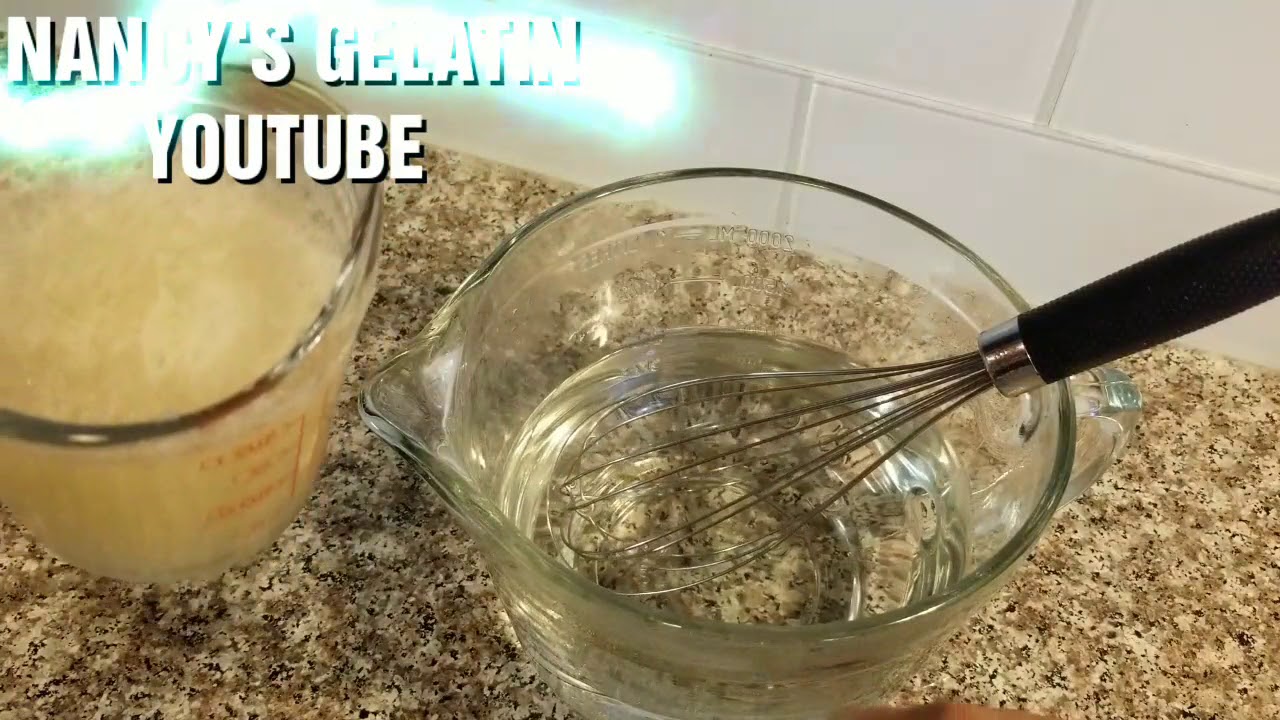 Gelatina cristalina, simulación de hielo