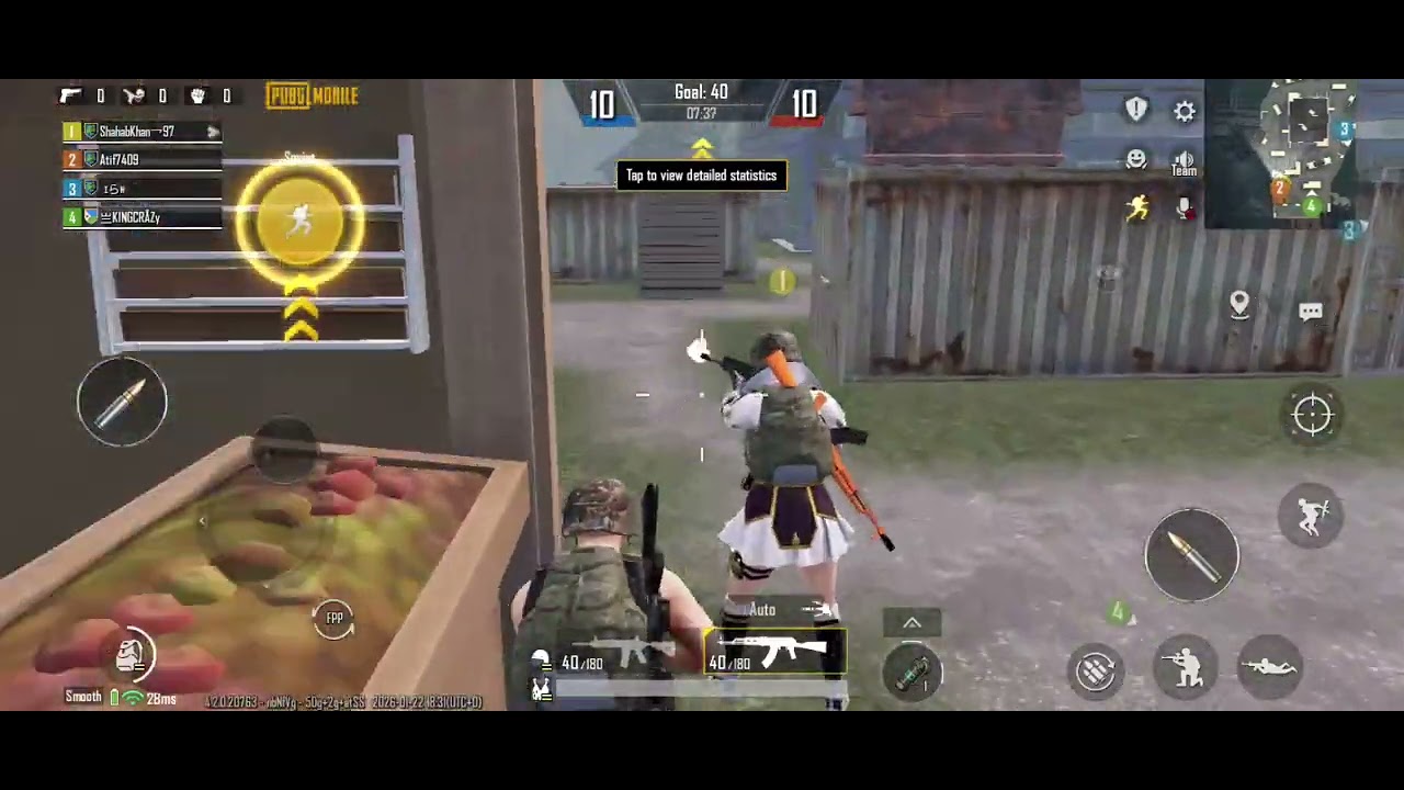 PUBG mobile game teamdeath match AJ har gaya