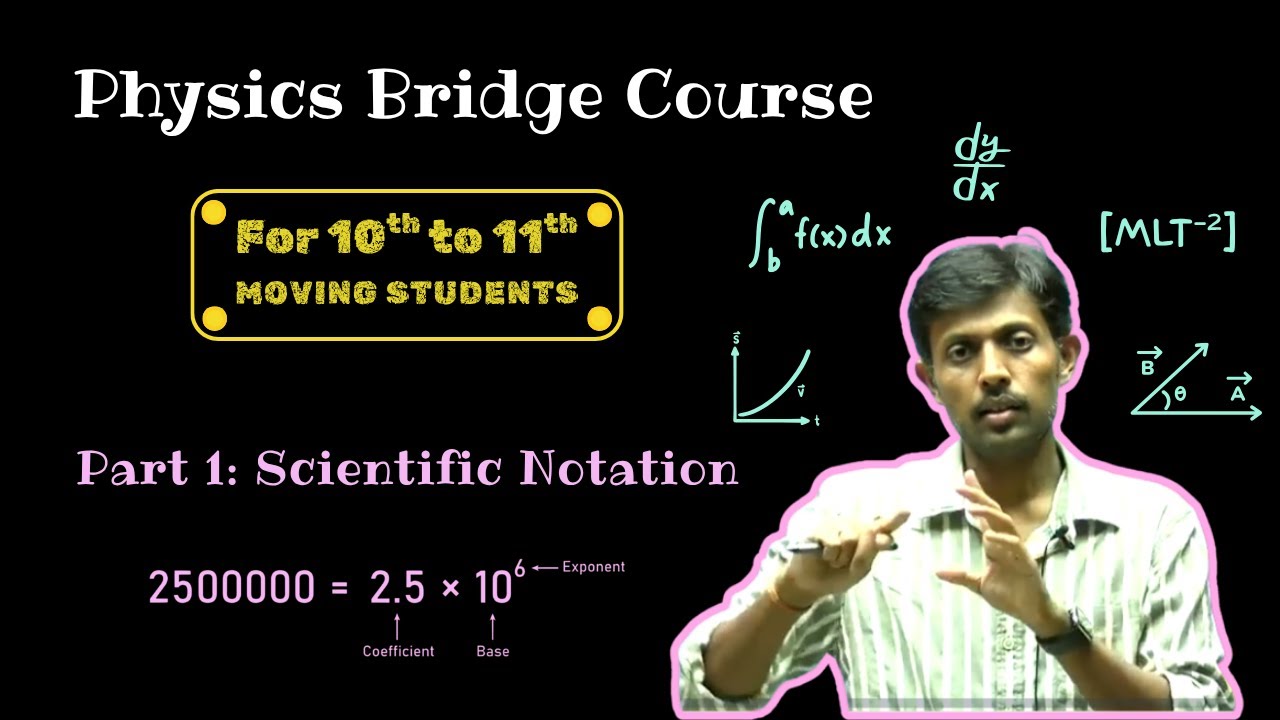 Not Taught But Expected: SCIENTIFIC NOTATION | Physics Bridge Course 1
