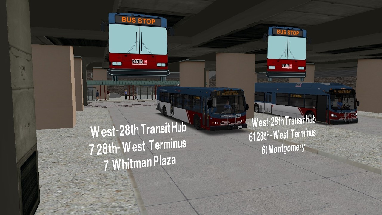 DID YOU REQUEST THIS STOP!!!! Rt 61 - 28th West busway station| Omsi 2