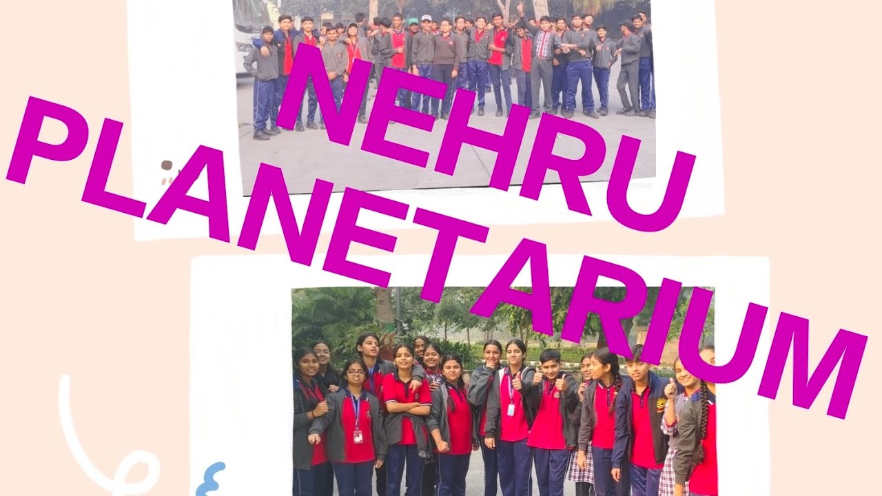 A visit of nehru planetarium from KV noida class 9A session 25-26