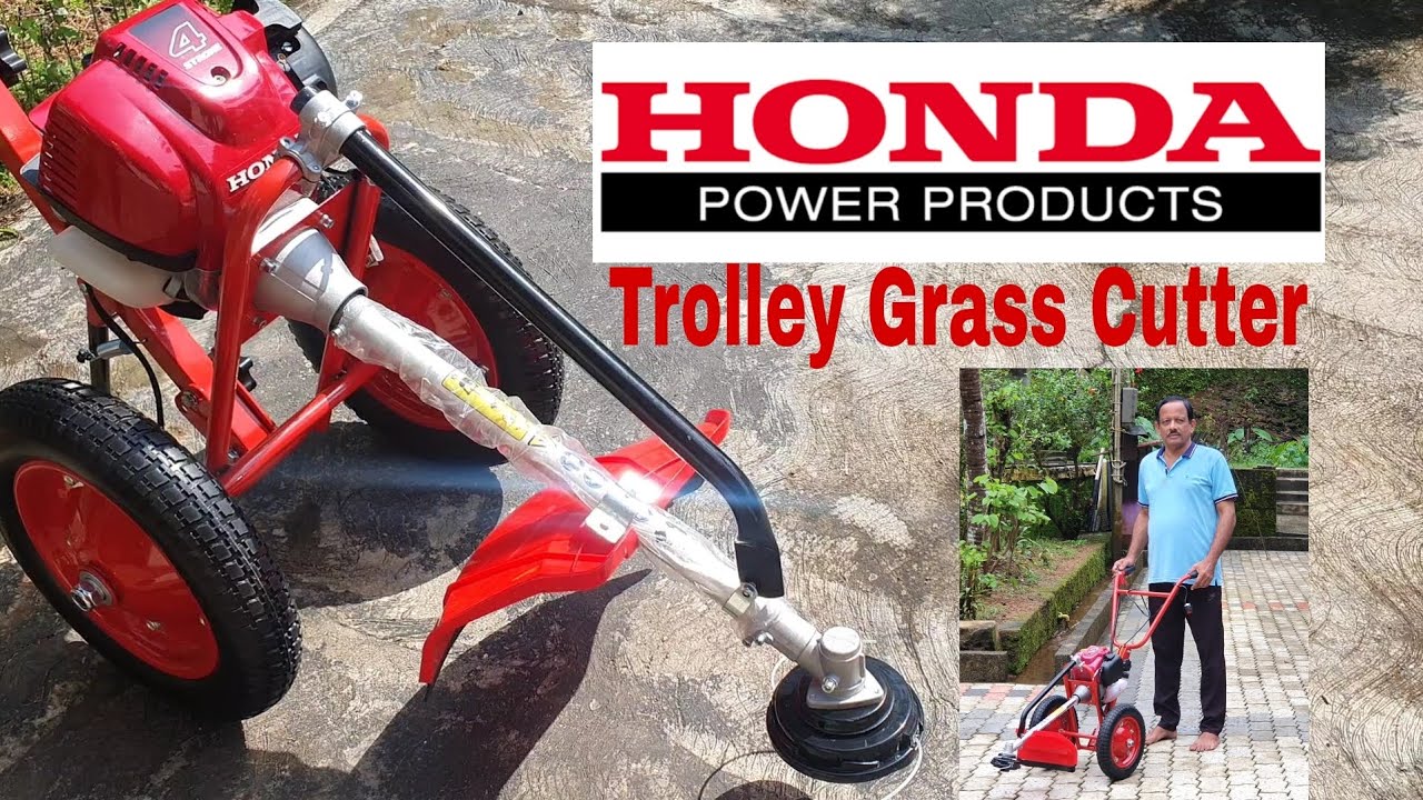 Honda GX35 Engine Trolley Grass Cutter| HONDA Powered Engine| 