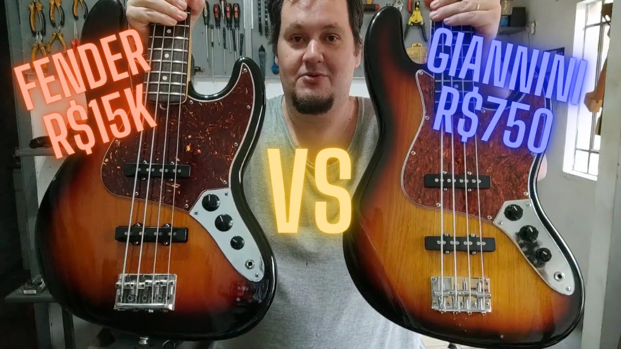 Fender vs Giannini - Comparando o Som